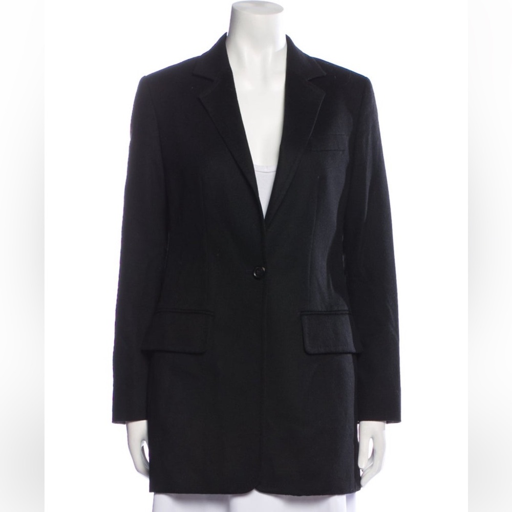 Max Mara Black Camel Hair Blazer
